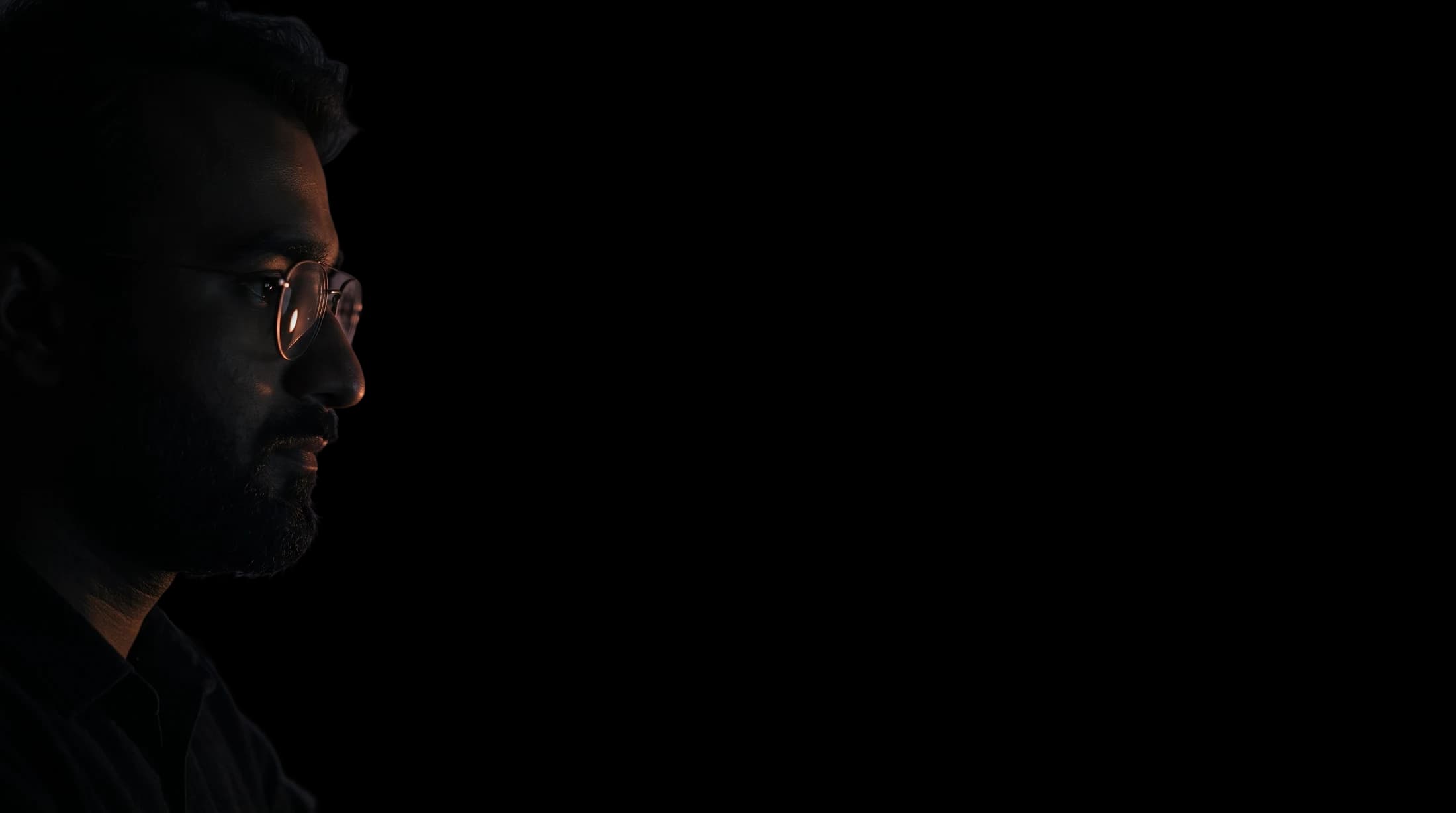 Shravan in shadow profile